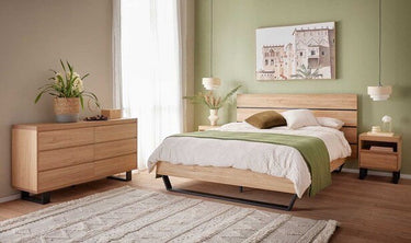 Bright Queen Bed at Online8 Furniture Auckland NZ