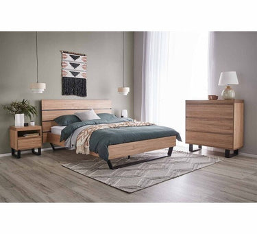 Bright Queen Bed at Online8 Furniture Auckland NZ
