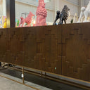 Brooklyn 6 Door Sideboard - Natural at Online8 Furniture Auckland NZ