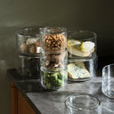 BROSTE Bowl Sylvia Small 2 piece - Clear Glass at Online8 Furniture Auckland NZ