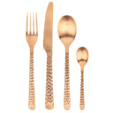 BROSTE Cutlery Hune Hammered Set S/16 Copper at Online8 Furniture Auckland NZ