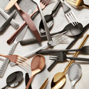 BROSTE Cutlery Hune Hammered Set S/16 Satin at Online8 Furniture Auckland NZ