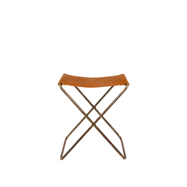 BROSTE Nola Leather Stool - Antique Copper at Online8 Furniture Auckland NZ