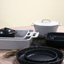 BROSTE Ovenware Vig Casserole Dish w/Lid Medium - Black at Online8 Furniture Auckland NZ