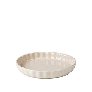 BROSTE Ovenware Vig Flan Oven Dish Large - Beige at Online8 Furniture Auckland NZ