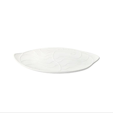 BROSTE Pesce Round Plate - White at Online8 Furniture Auckland NZ