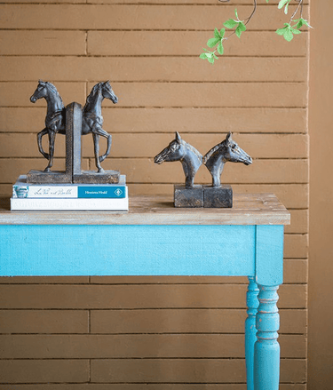 Brown Horse Bookends at Online8 Furniture Auckland NZ