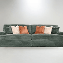 Bruno Large Corduroy 4 Seater Sofa - Olive at Online8 Furniture Auckland NZ