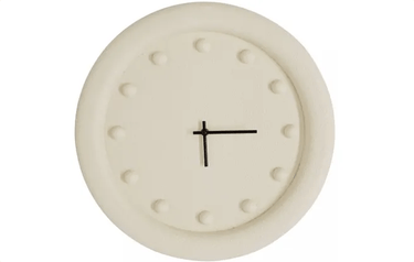 Bubble Wall Clock - Off White at Online8 Furniture Auckland NZ