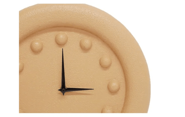 Bubble Wall Clock - Textured Terracotta at Online8 Furniture Auckland NZ
