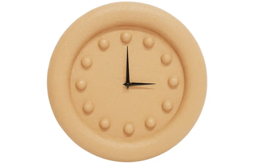 Bubble Wall Clock - Textured Terracotta at Online8 Furniture Auckland NZ