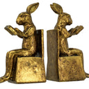 Bunny Bookends - Gold at Online8 Furniture Auckland NZ
