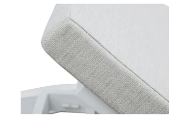 Infinity Sun Lounger - Grey & White at Online8 Furniture Auckland NZ