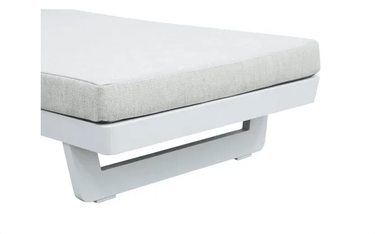 Infinity Sun Lounger - Grey & White at Online8 Furniture Auckland NZ
