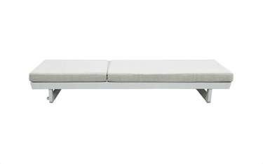 Infinity Sun Lounger - Grey & White at Online8 Furniture Auckland NZ