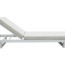 Infinity Sun Lounger - Grey & White at Online8 Furniture Auckland NZ