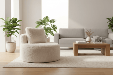 Cabana Round Accent Chair - Sand at Online8 Furniture Auckland NZ