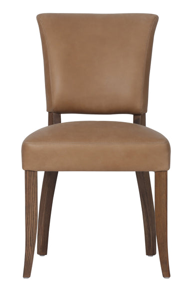 Cairo Dining Chair - Tan & Walnut at Online8 Furniture Auckland NZ