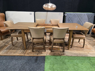 Cairo Dining Chair - Tan & Walnut at Online8 Furniture Auckland NZ