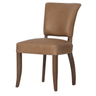 Cairo Dining Chair - Tan & Walnut at Online8 Furniture Auckland NZ