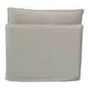 Calais 1 Seater Armless Slip Cover Seat - Oatmeal at Online8 Furniture Auckland NZ
