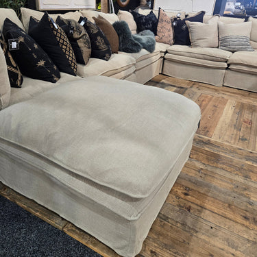 Calais 4 Pcs Slip Cover Modular Sofa with Ottoman at Online8 Furniture Auckland NZ