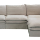 Calais Left End Slip Cover Sofa Seat - Oatmeal at Online8 Furniture Auckland NZ