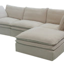 Calais Ottoman - Oatmeal at Online8 Furniture Auckland NZ