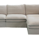 Calais Ottoman - Oatmeal at Online8 Furniture Auckland NZ