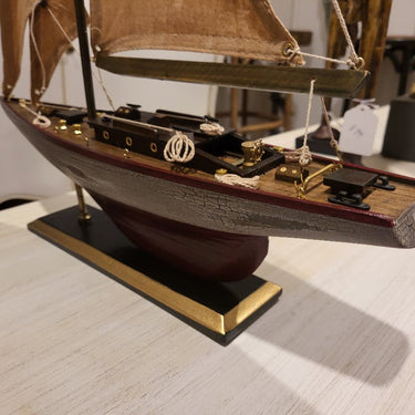 Calypso Wooden Yacht Model at Online8 Furniture Auckland NZ