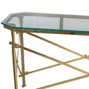 Campaign Console Table - Antique Brass at Online8 Furniture Auckland NZ