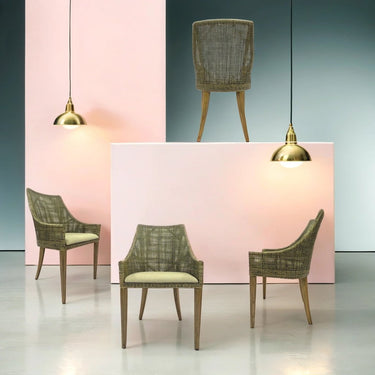 Canggu Armchair - Smoke & Oatmeal at Online8 Furniture Auckland NZ