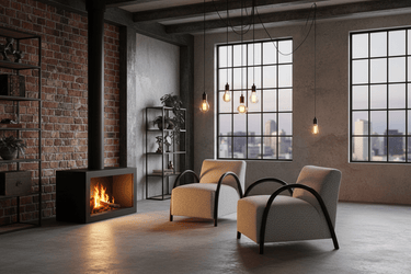 Cannon Occasional Chair - Black Fleck & Oak at Online8 Furniture Auckland NZ