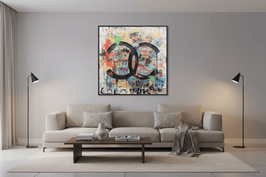 Canvas Wall Art Coco - Hand-Embellished at Online8 Furniture Auckland NZ