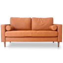 Capilano Mid-Century 2 Seater Sofa - Cognac at Online8 Furniture Auckland NZ