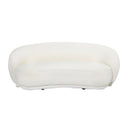 Capri Loveseat Curved Sofa - lvory at Online8 Furniture Auckland NZ
