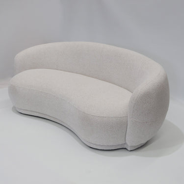 Caprice 2.5 Seat Curved Sofa - Cream at Online8 Furniture Auckland NZ
