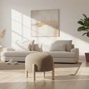Caprice Round Stool - Coffee at Online8 Furniture Auckland NZ