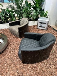 Carbon Aileron Aviator Chair - Black at Online8 Furniture Auckland NZ