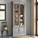 Cardenas Old Pine Display Cabinet | Bookcase at Online8 Furniture Auckland NZ