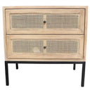 Cardrona 2 Drawer Side Table at Online8 Furniture Auckland NZ