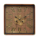 Carlina Square Gear Wall Clock at Online8 Furniture Auckland NZ