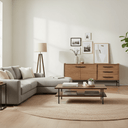 Carlton 2 Door 3 Drawer Sideboard - Natural at Online8 Furniture Auckland NZ