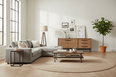 Carlton 2 Door 3 Drawer Sideboard - Natural at Online8 Furniture Auckland NZ