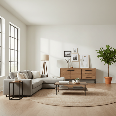 Carlton 2 Door 3 Drawer Sideboard - Natural at Online8 Furniture Auckland NZ