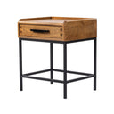 Carlton Bedside Table 1 Drawer at Online8 Furniture Auckland NZ