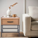 Carlton Bedside Table 1 Drawer at Online8 Furniture Auckland NZ