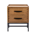 Carlton Bedside Table - 2 Drawers at Online8 Furniture Auckland NZ