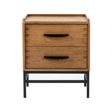 Carlton Bedside Table - 2 Drawers at Online8 Furniture Auckland NZ