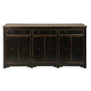 Carrington 6 Door 3 Drawer Sideboard – Antique Black at Online8 Furniture Auckland NZ